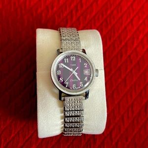 Vintage Timex Purple face watch